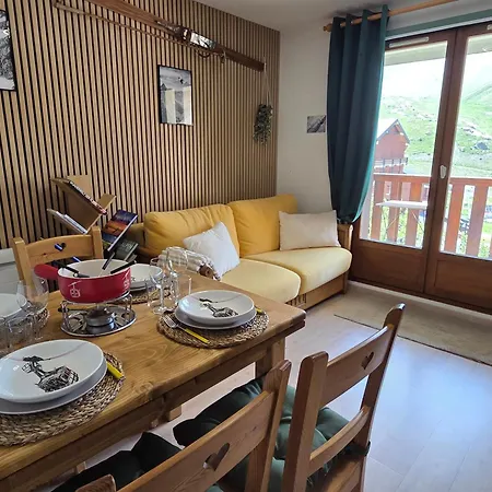 Val Thorens, Ski-in Ski-out 1 Bedroom For 4 With Fiber, South-facing & Mountain Views Appartement Val Thorens