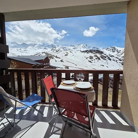 Appartement Val Thorens, Ski-in Ski-out 1 Bedroom For 4 With Fiber, South-facing & Mountain Views *